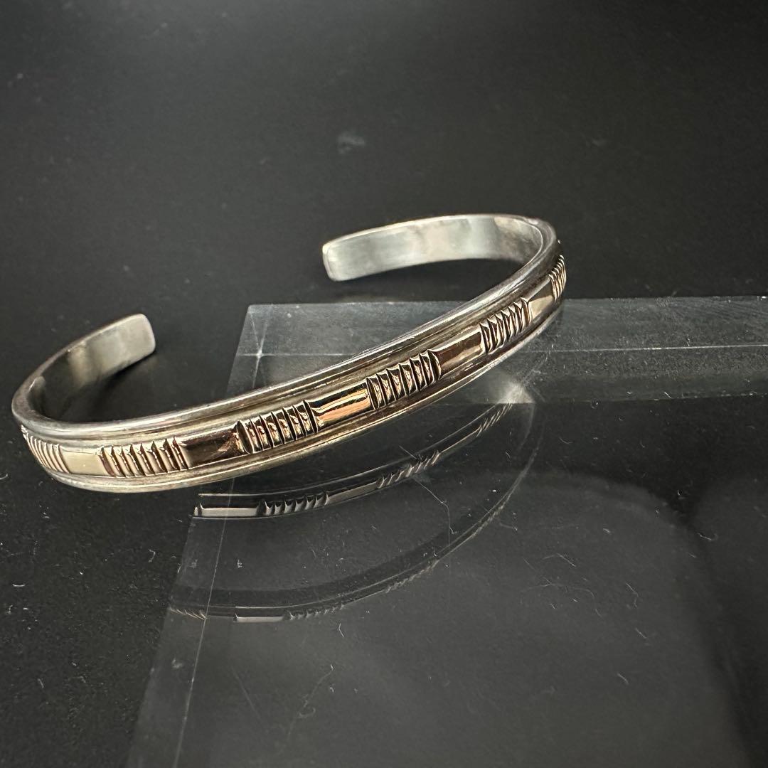 【美品】Navajo Bruce Morgan バングル 14K
