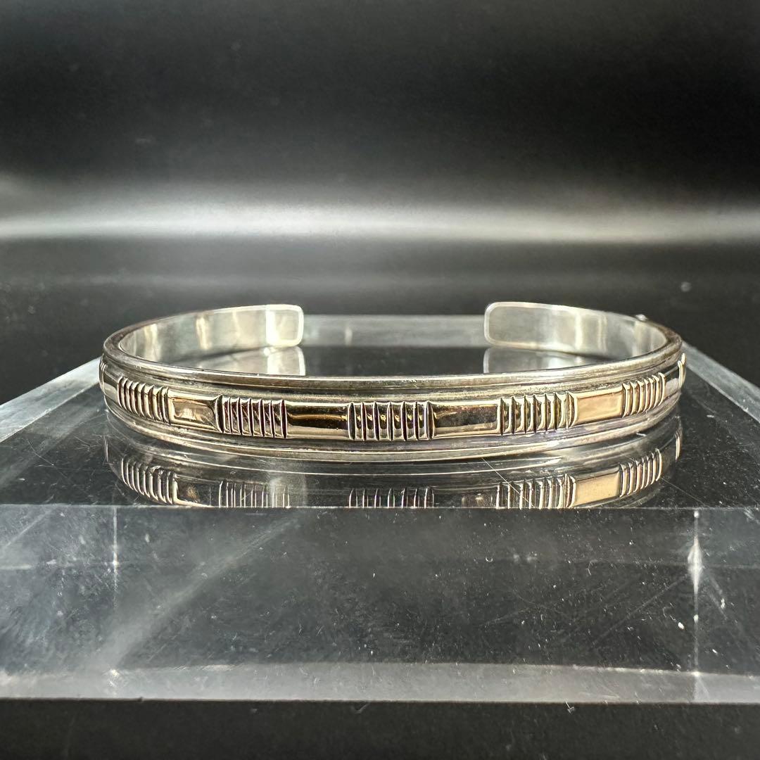 【美品】Navajo Bruce Morgan バングル 14K