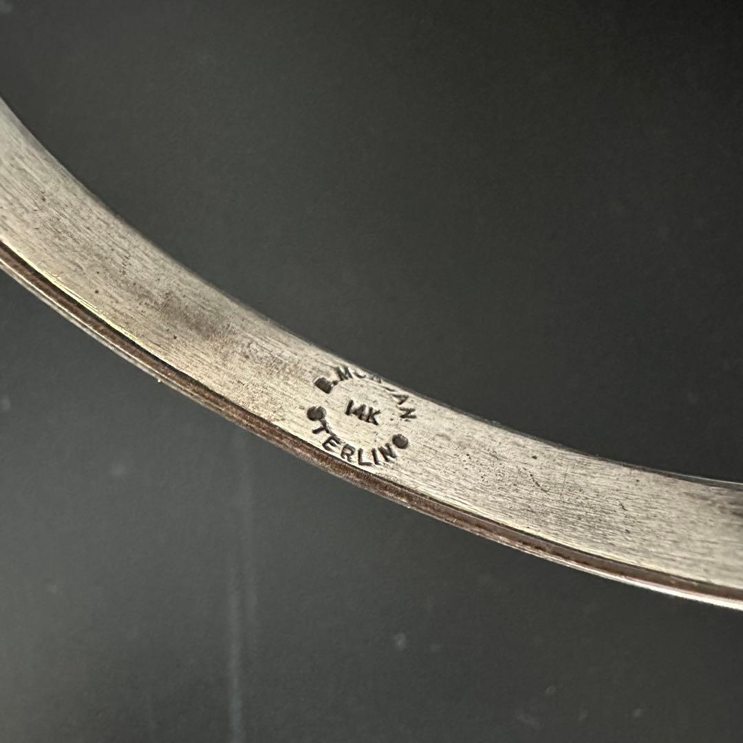 【美品】Navajo Bruce Morgan バングル 14K