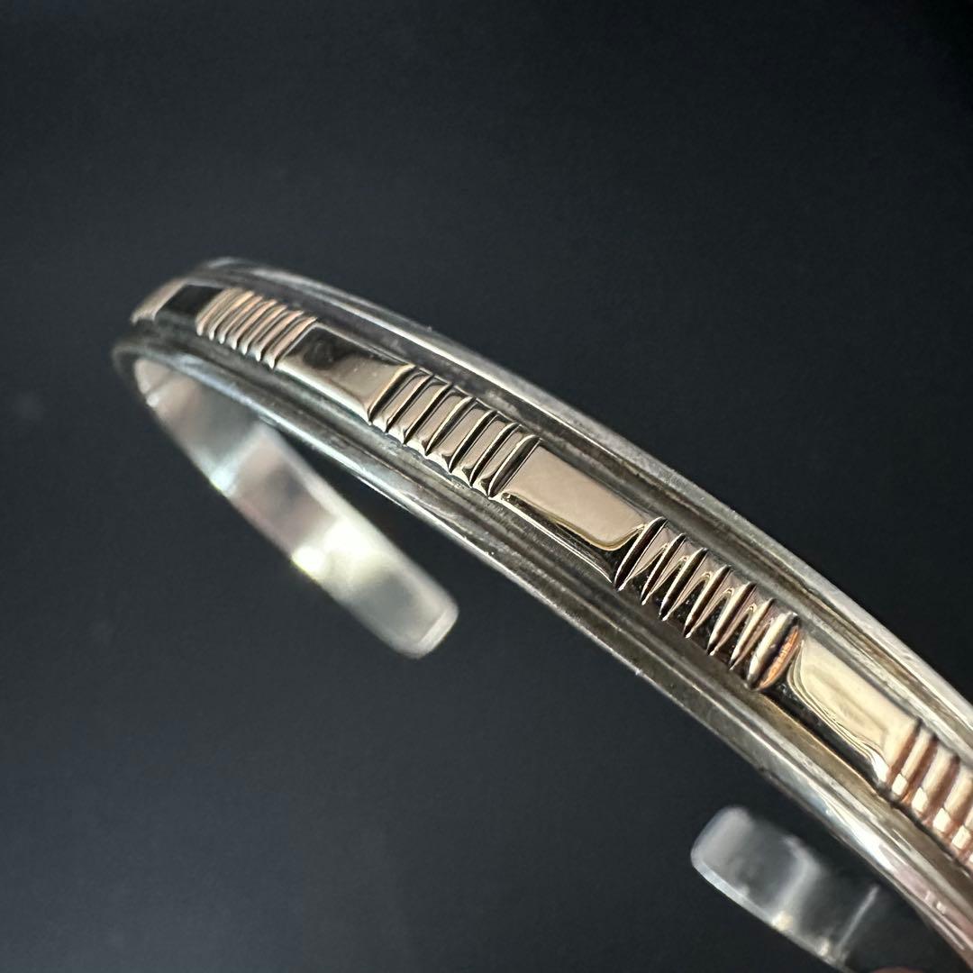 【美品】Navajo Bruce Morgan バングル 14K