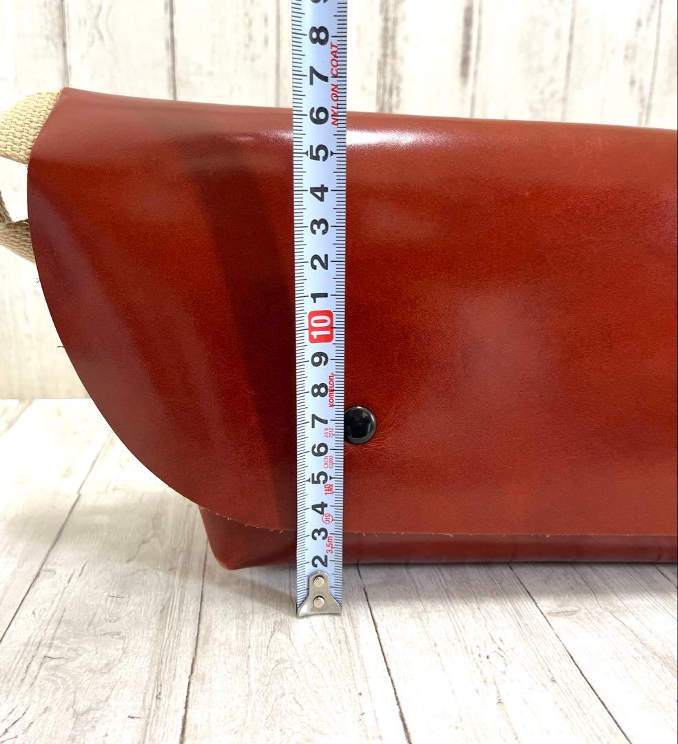 Uni&co. 牛革　メッセンジャーバッグ　キャメル　ショルダーバッグ