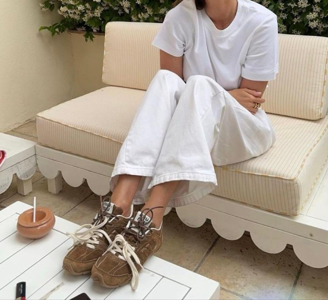 miumiu × New Balance コラボ スエードスニーカー 38.5