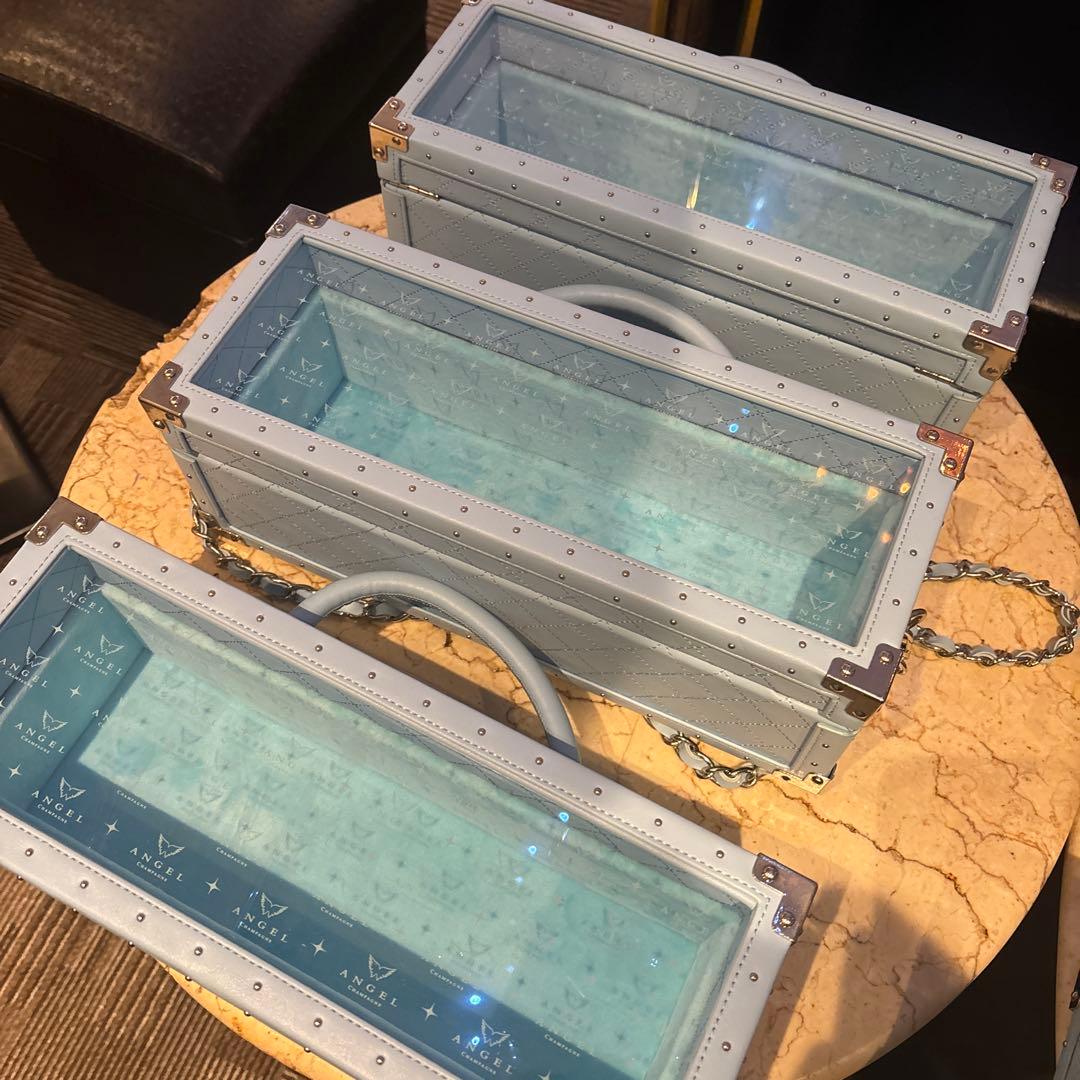 エンジェルシャンパン　空箱　ドゥミセック　ドゥミセックロゼ　6本セット