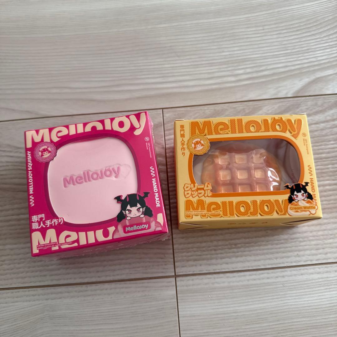 Mellajoy スフレ（クリーミー）、クリームワッフル（ぱんぱんパンケーキ）