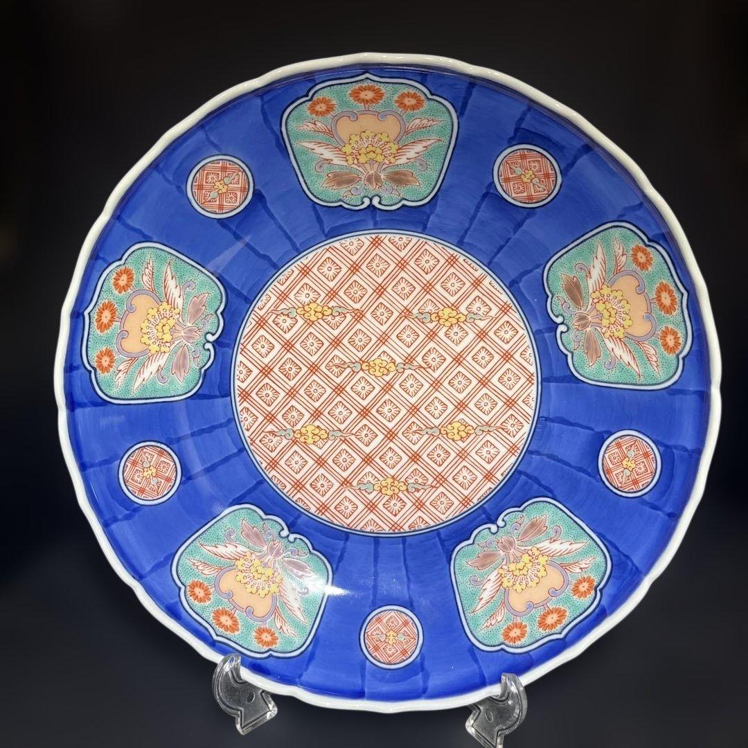 特選有田焼 幸楽窯 伊万里絵付平鉢 2枚入 新品元箱