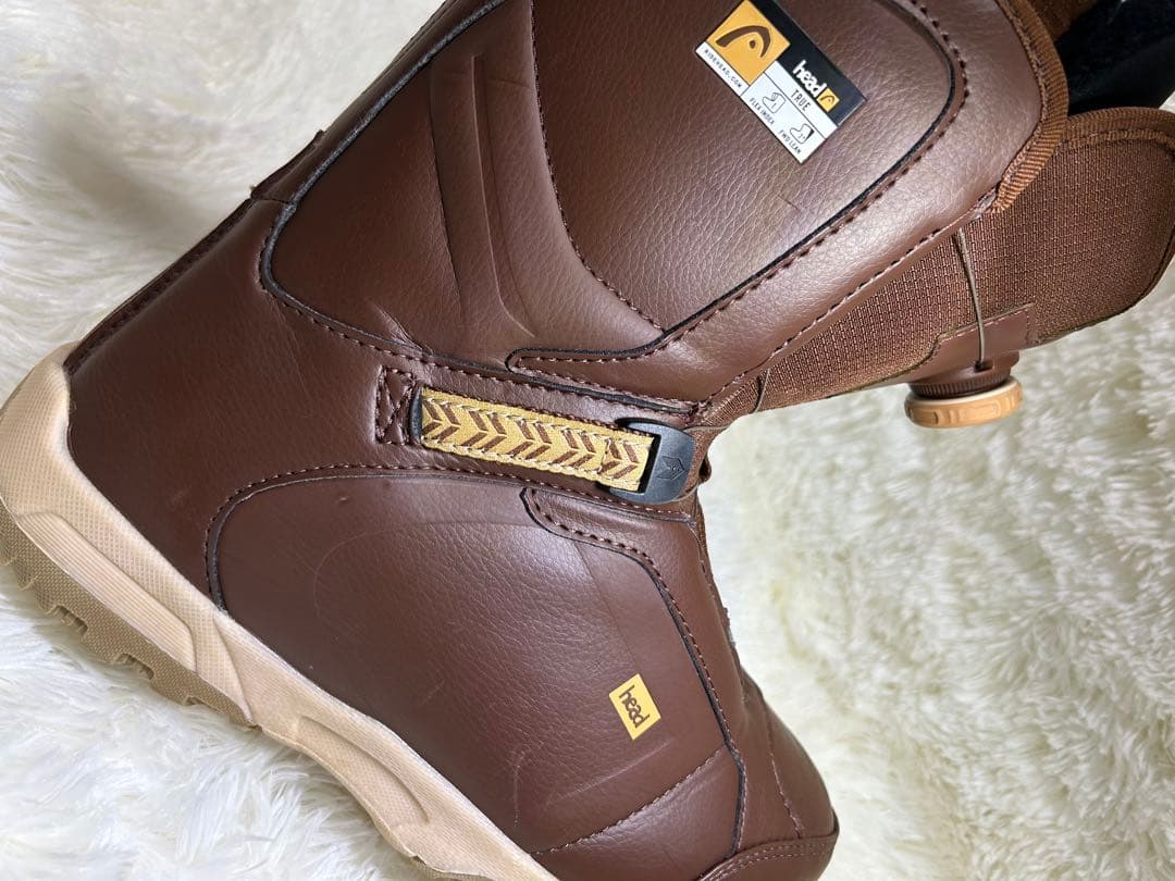 【美品】HEAD【TRUE BOA】26㎝　ヘッド　スノーボードブーツ　ブラウン