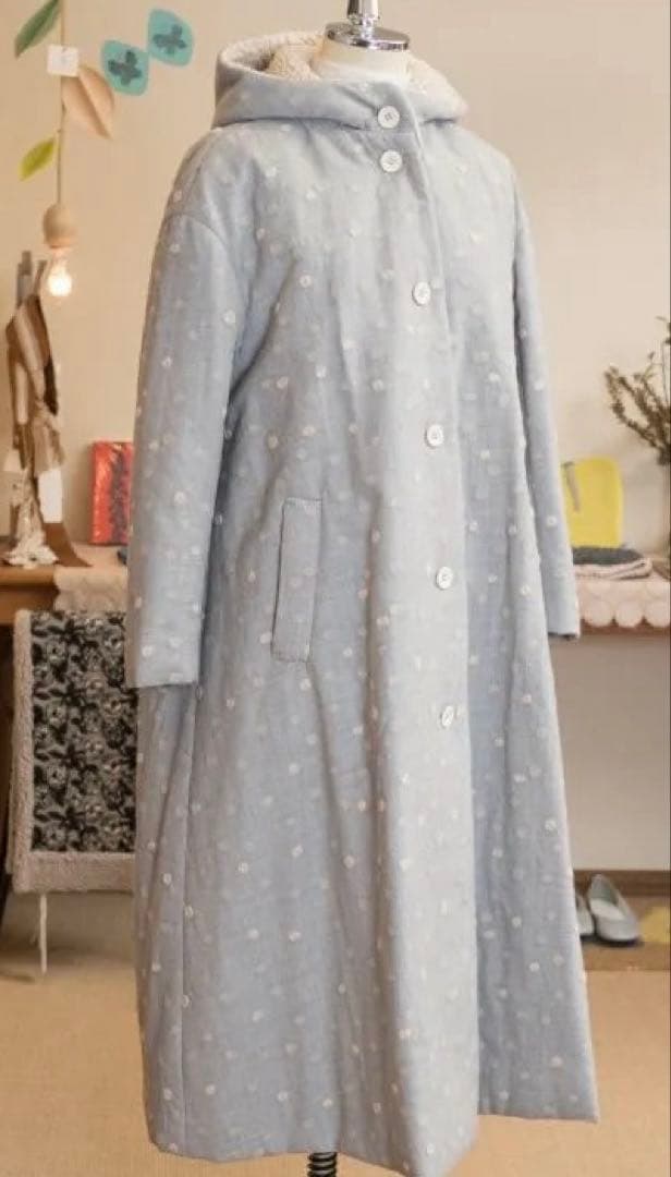 ミナペルホネンtama yuki コートサイズ36定価126500円