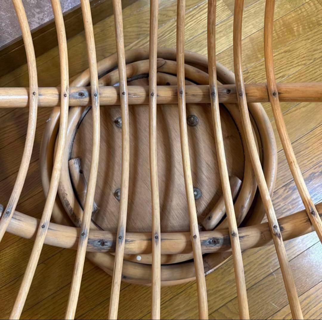 ラタン アームチェア アンティーク 平成レトロ 昭和レトロ 家具 椅子