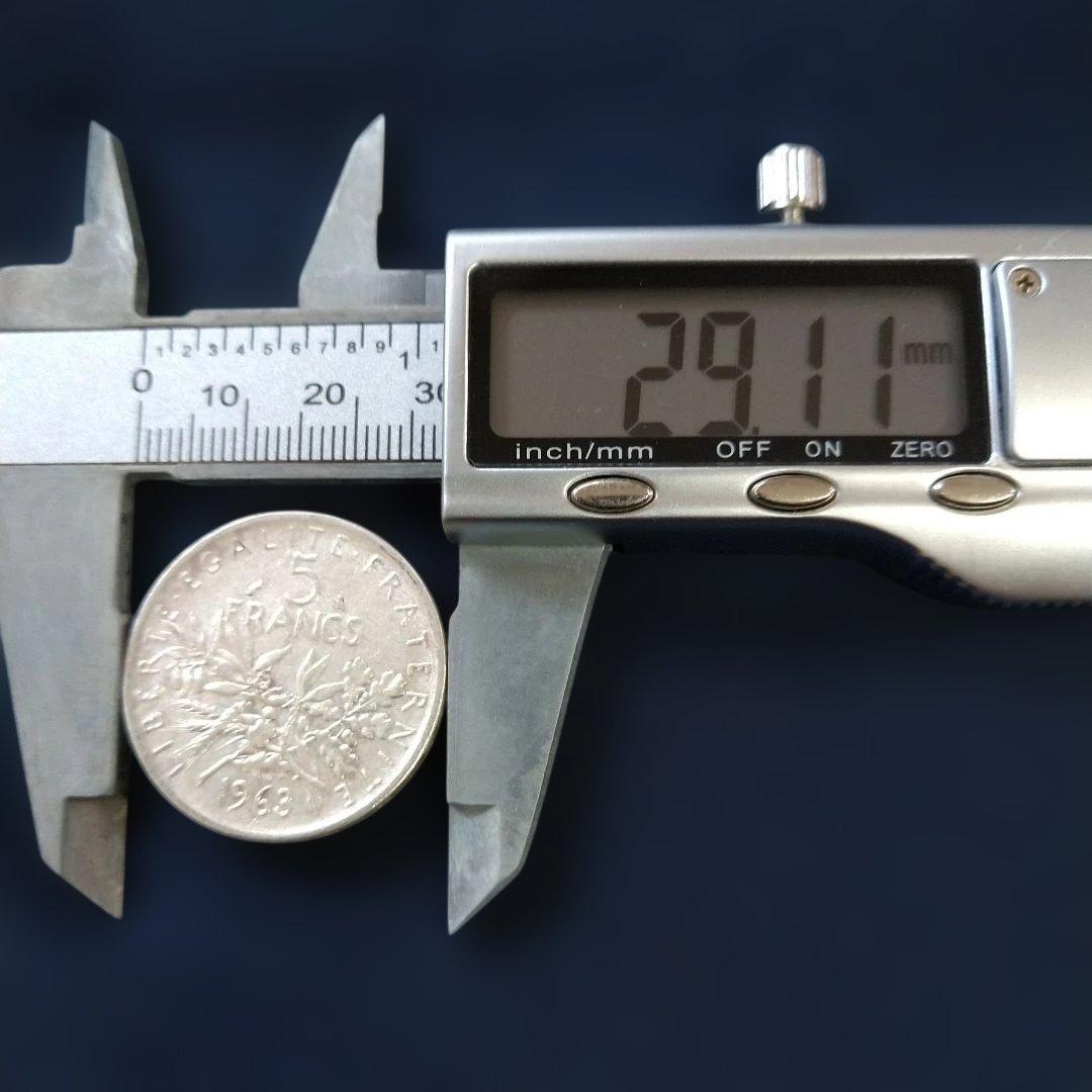 フランス5フラン銀貨 1963 1966 2枚セット種を蒔く人　銀835