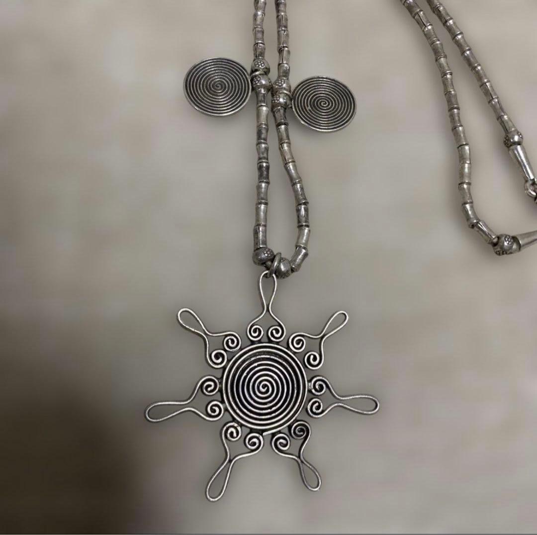 カレン族 カレンシルバー ネックレス ナジャ