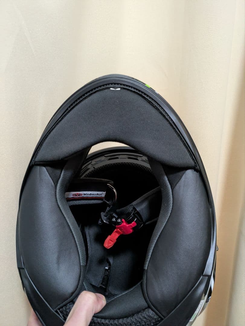 美品OGK Kabuto KAMUI3 別スモークシールド、チークパッド付
