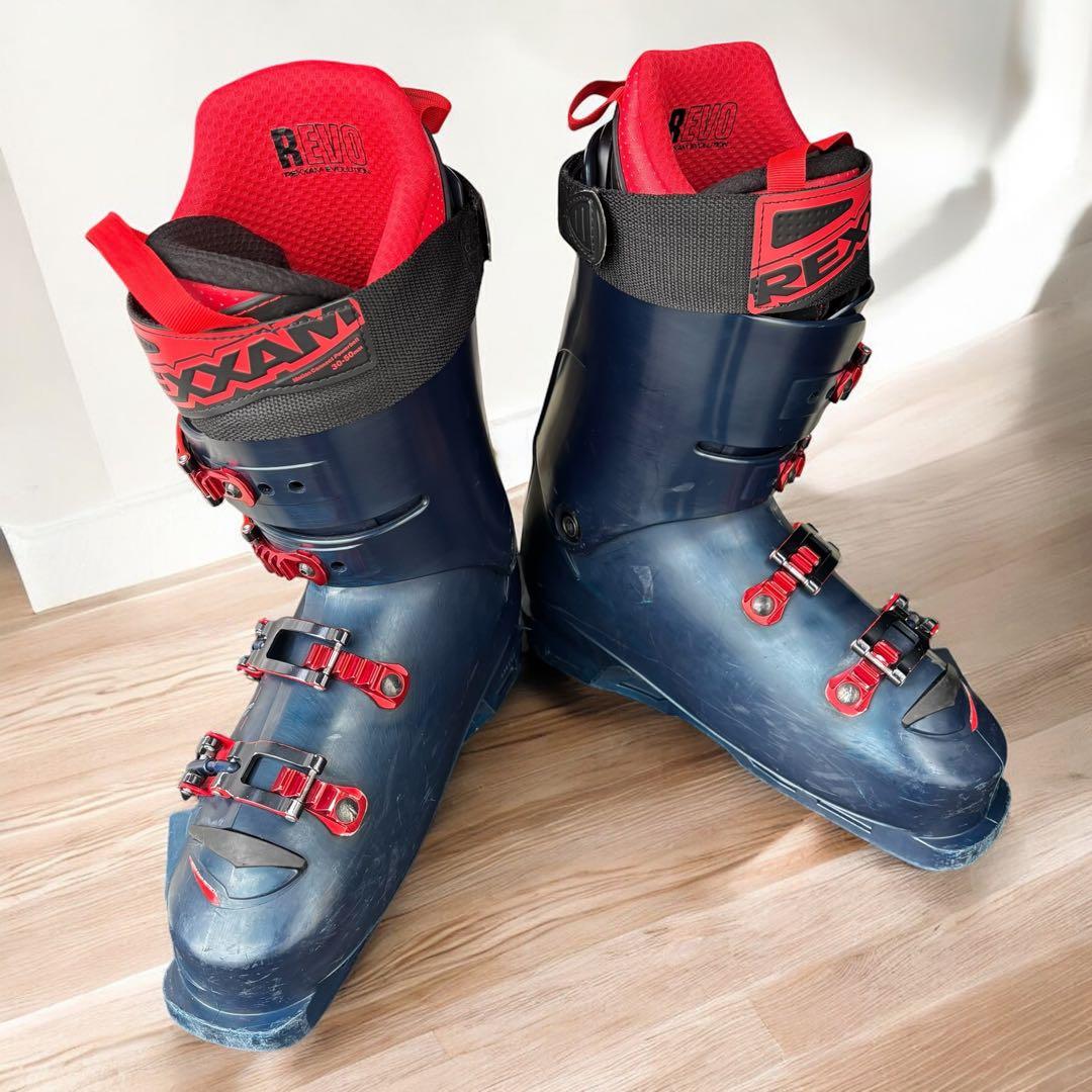 【国産上級】REXXAM R-EVO 100M スキーブーツ 26〜26.5cm