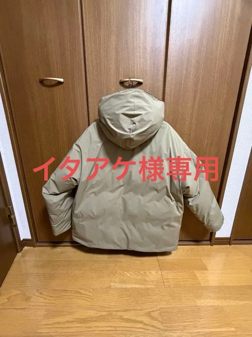 blue willow フード付きダウンジャケット ベージュ