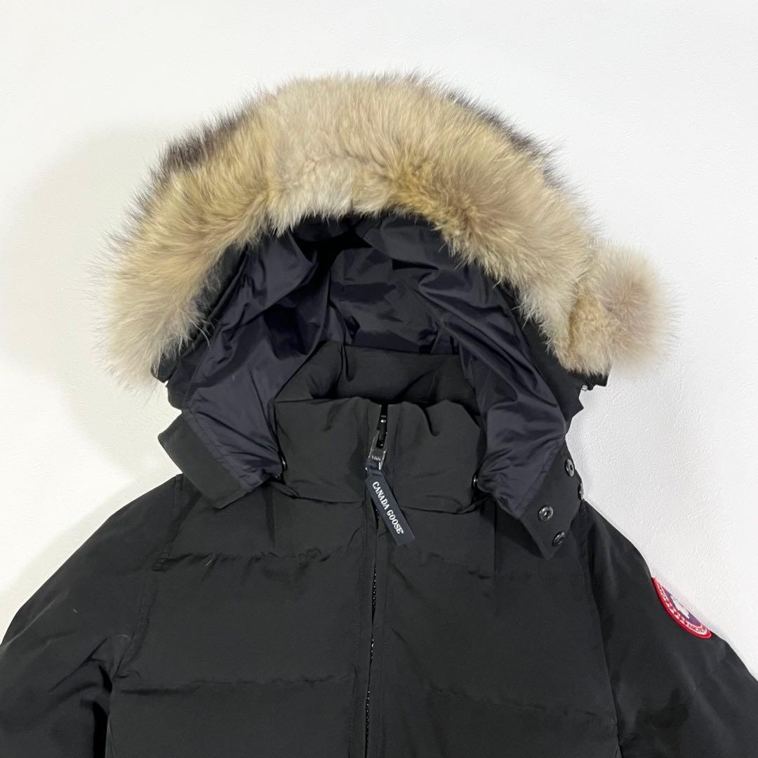 カナダグース ベルビルパーカ ダウンコート フード ファー ブラック M
