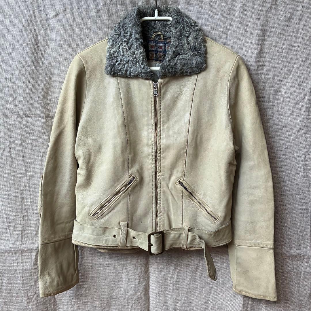 GIORGIO BRATO ジョルジオブラット ラムレザージャケット　40