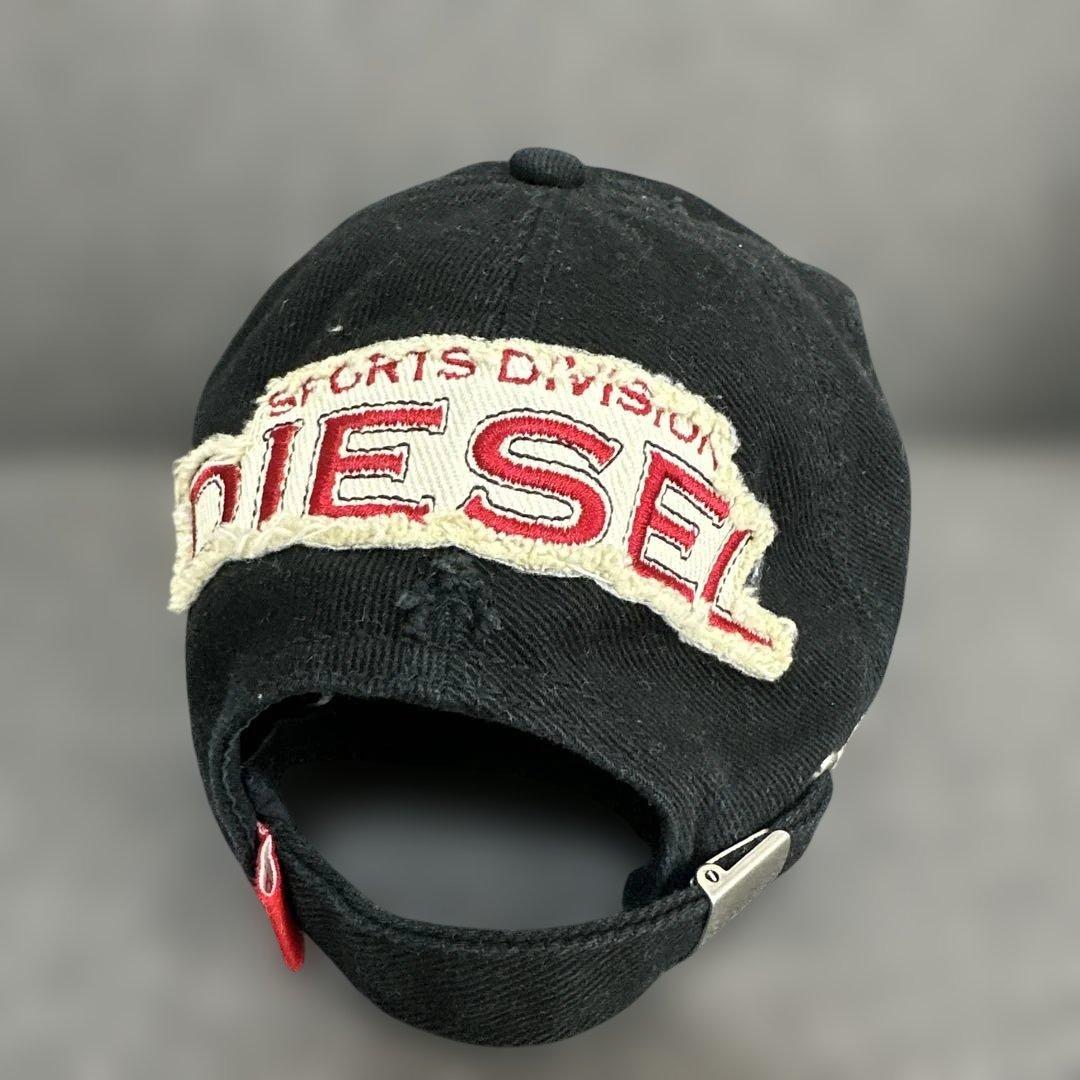 美品★DIESEL 刺繍ロゴ ベースボールキャップ 1978年