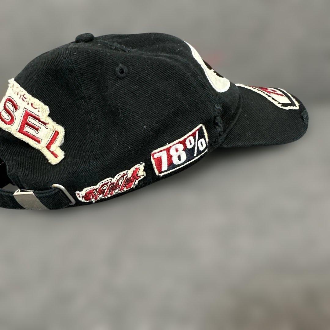 美品★DIESEL 刺繍ロゴ ベースボールキャップ 1978年