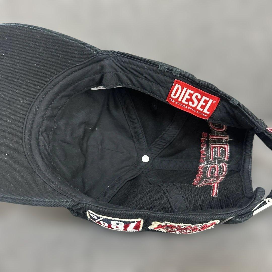 美品★DIESEL 刺繍ロゴ ベースボールキャップ 1978年