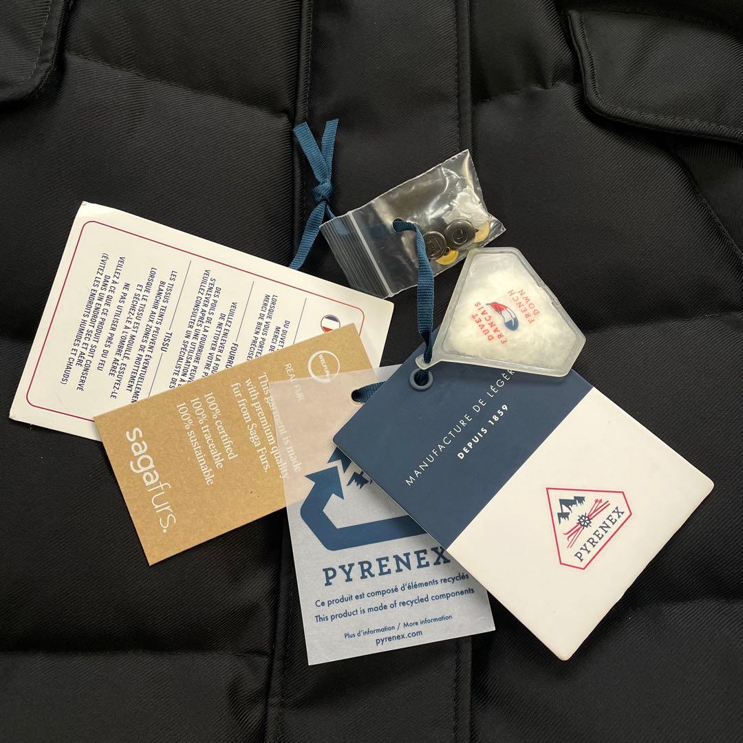 極美品✨ PYRENEX グルノーブルファー ダウンコート レディース 40