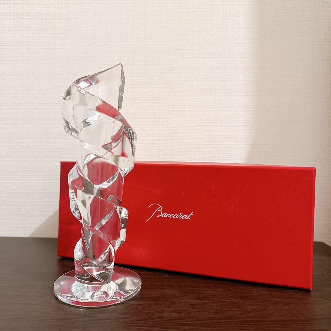 Baccarat スパイラル フラワー ベース 花瓶