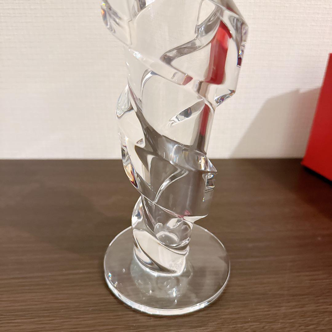 Baccarat スパイラル フラワー ベース 花瓶