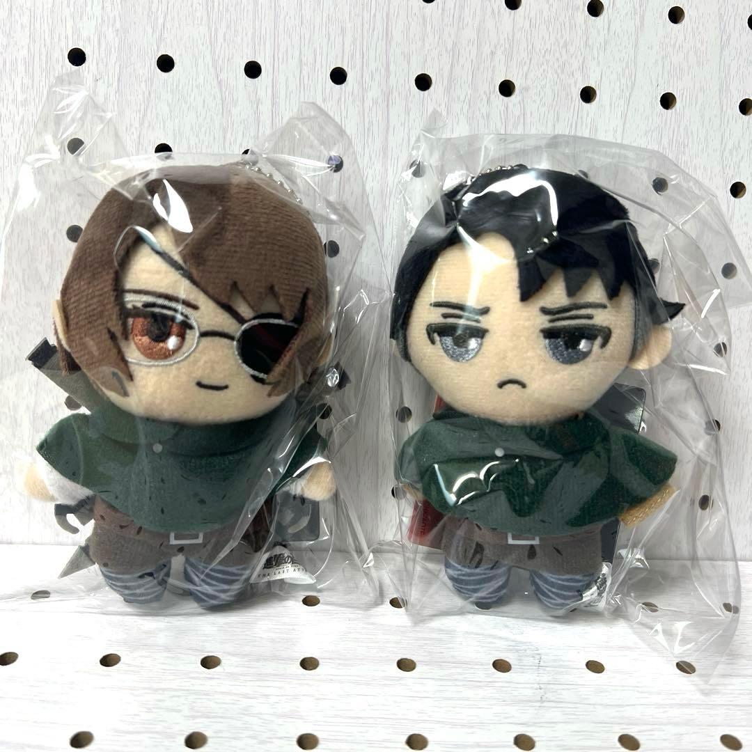 劇場版 進撃の巨人 THE LAST ATTACK ぬいぐるみ　リヴァイ　ハンジ