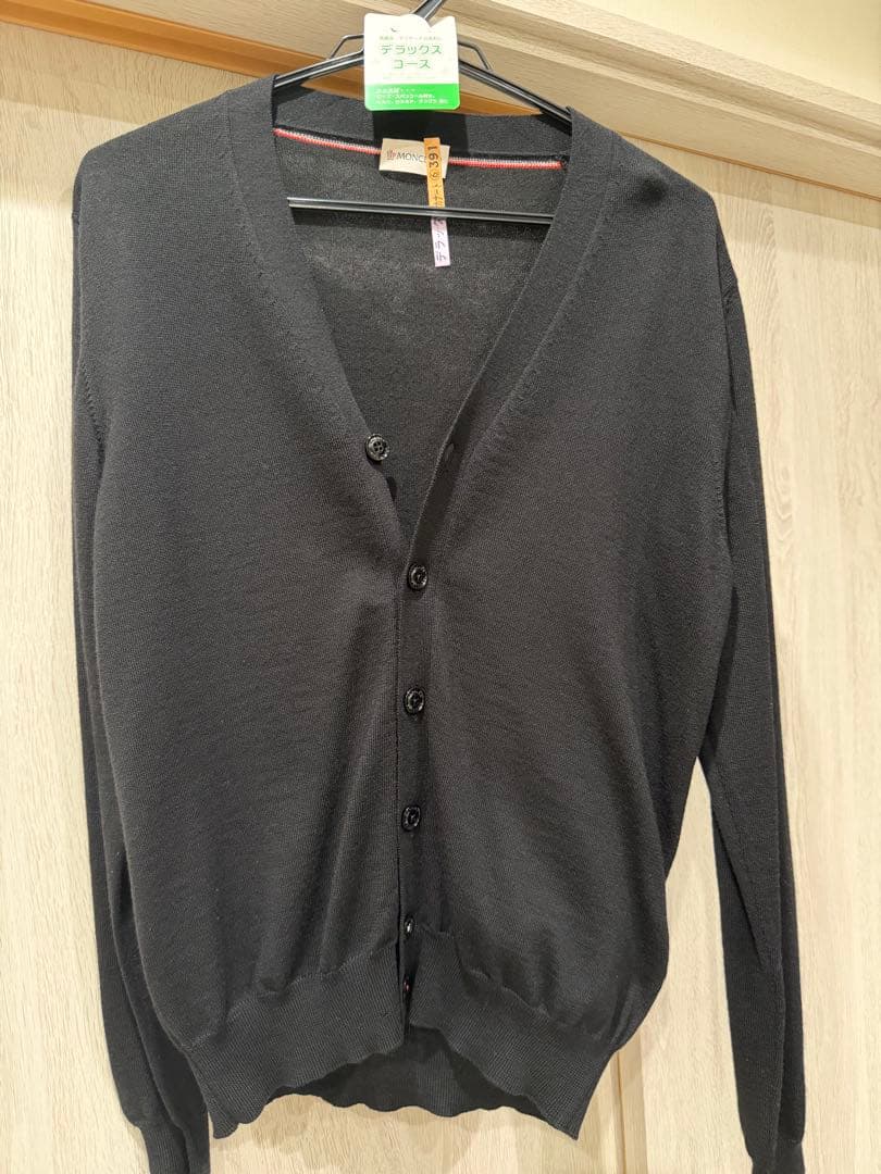 MONCLER モンクレール ウールカーディガン ブラック S 正規品