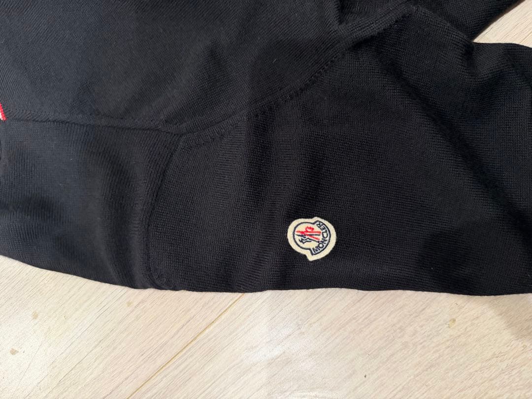 MONCLER モンクレール ウールカーディガン ブラック S 正規品