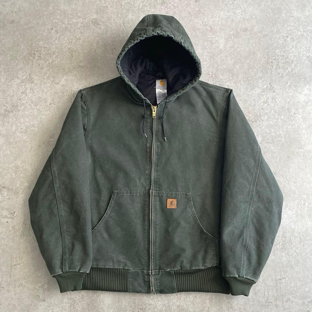 レアカラー カーハート アクティブ ジャケット MOS モス L Tall