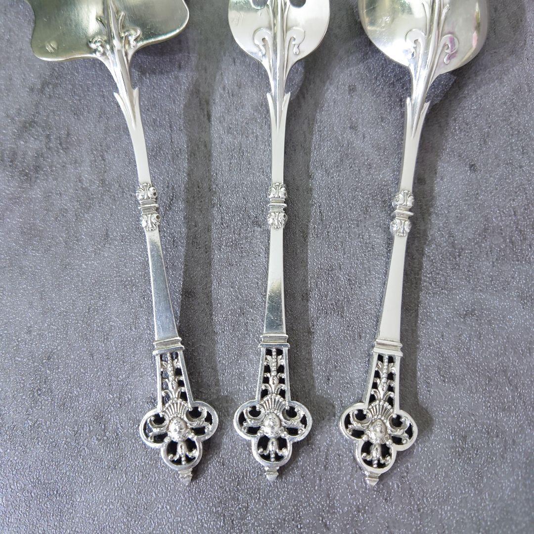 カルディヤック ルネサンス ルネッサンス デザートサーバー 4点 ヴェルメイユ