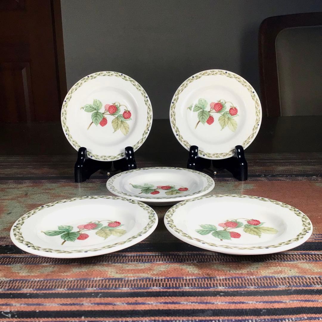 ノリタケ ×アヲハタ 『オーチャードガーデン』　当選限定　ジャムディッシュ　5枚