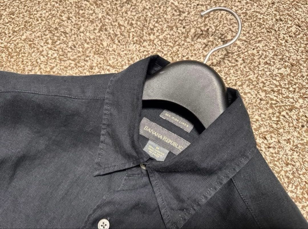 激レア 黒 90s Old Banana Republic アイリッシュリネン