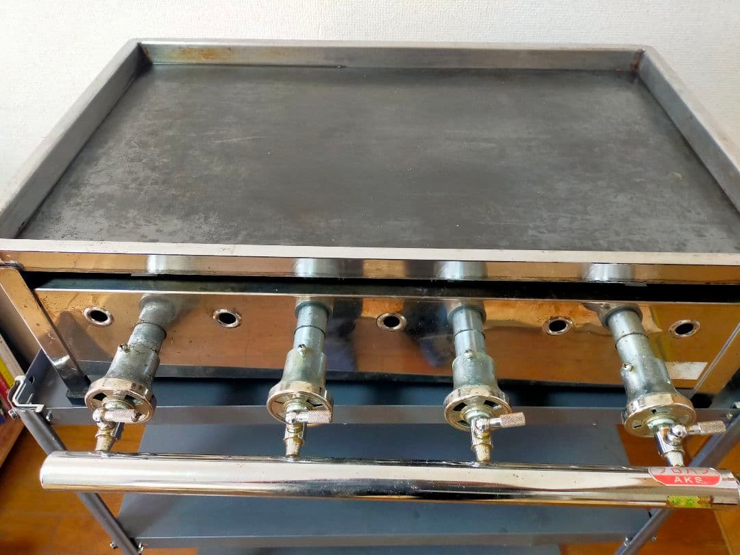 カンダ AKS卓上鉄板焼セット No.20 LPガス　600×360