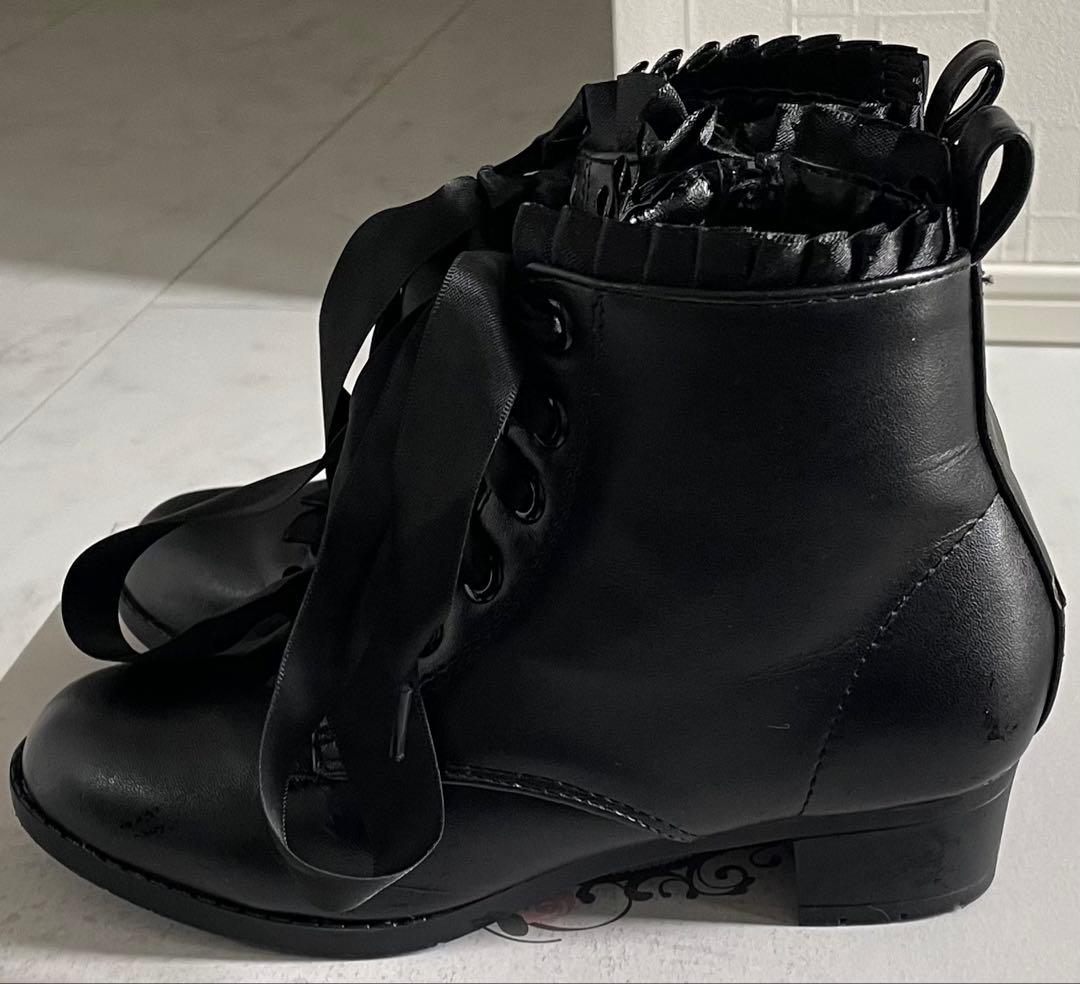 キャサリンコテージ⭐️髪飾り、ブーツ、肌襦袢付き！いにしえ華車赤×濃茶袴 110