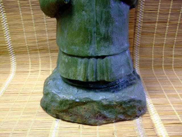 「 角田蘇風 」作　親鸞聖人像　石膏像　60ｃｍ　仏像　オブジェ　彫刻