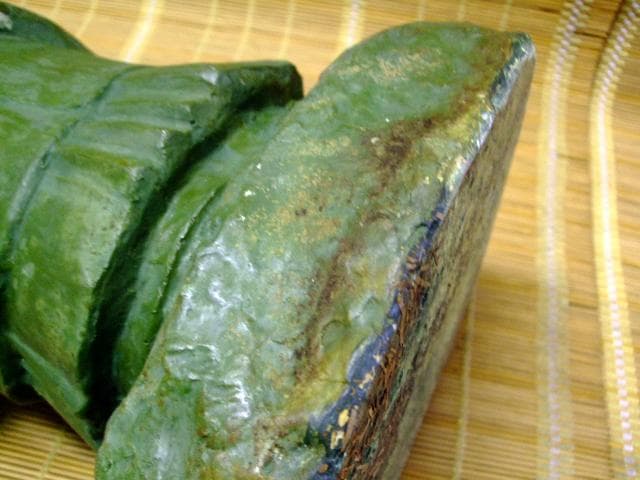 「 角田蘇風 」作　親鸞聖人像　石膏像　60ｃｍ　仏像　オブジェ　彫刻