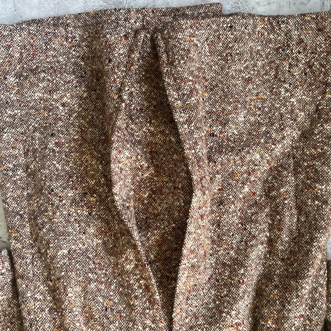 激レア 70s ヴィンテージ イヴサンローラン ネップツイード ダブルコート M