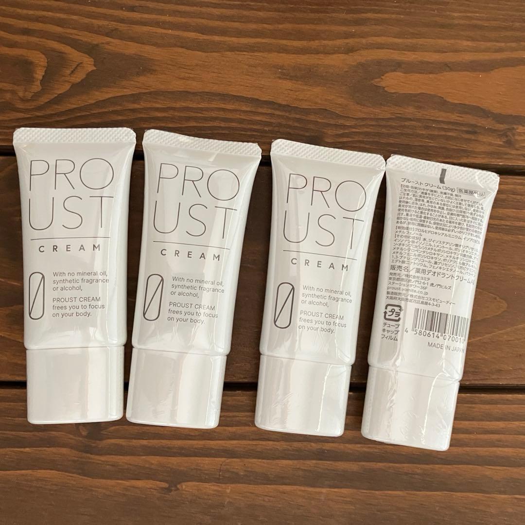 プルーストクリーム 30g‪✕‬4本
