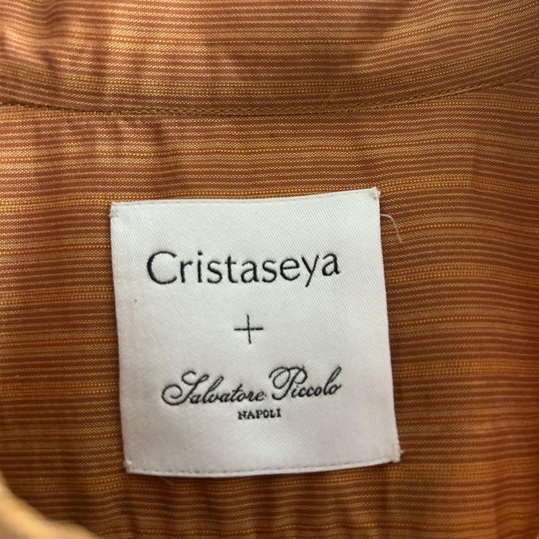 Cristaseya × Salvatore Piccolo バンドカラーシャツ