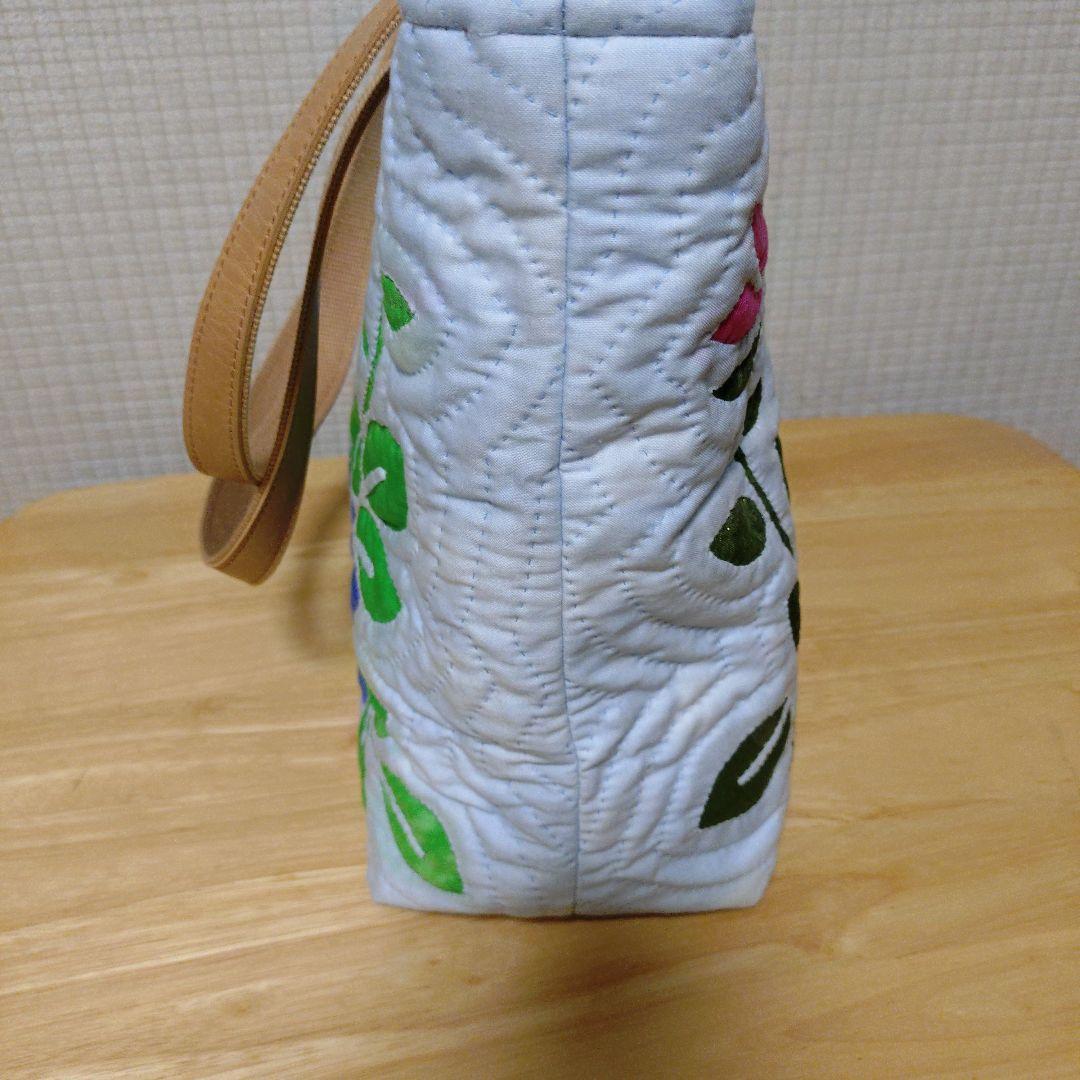 バラのハワイアンキルトバッグ