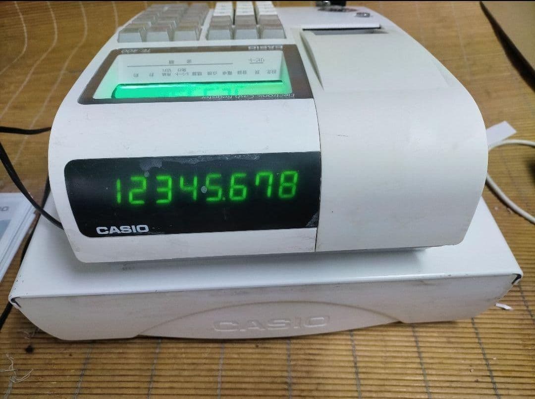カシオレジスター　TE-400　フル設定無料　PC連携売上管理　919100
