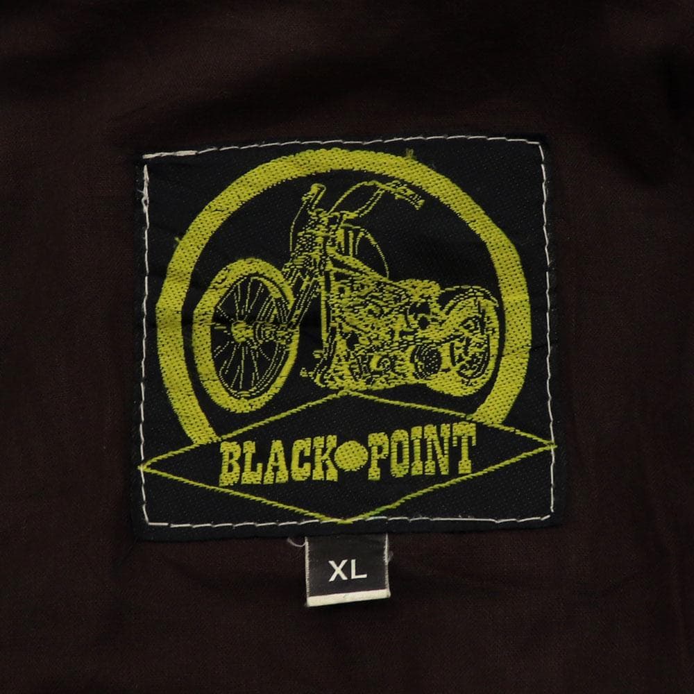 BLACK POINT ヴィンテージレザーブルゾン トラッカージャケット 本革