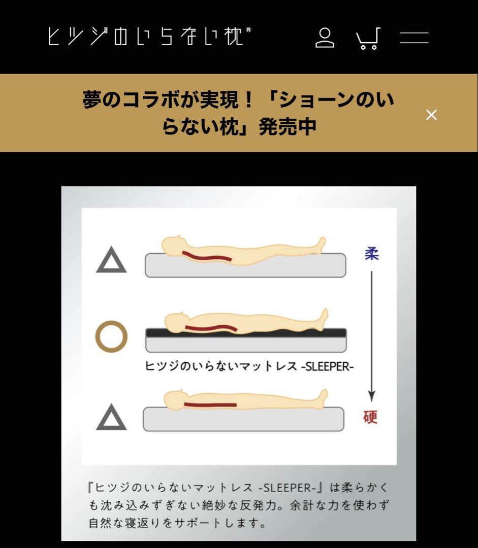 ヒツジのいらないマットレス -sleeper-