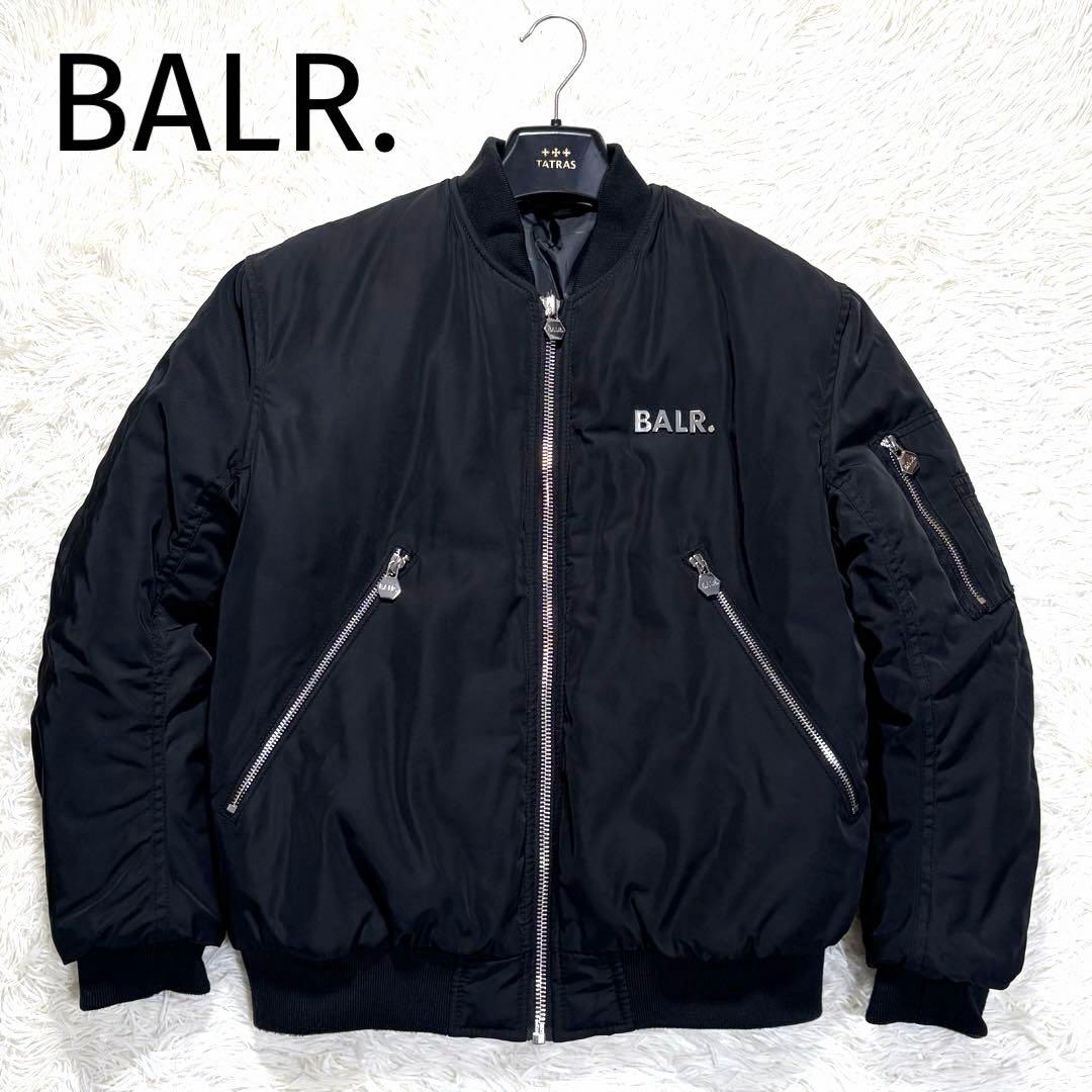 【美品】BALR. MA-1 ボンバージャケット ブラック XS