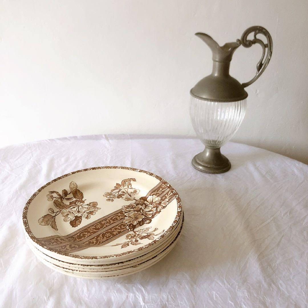 グランデポ　エミールブルジョワ　ディナープレート D フランスアンティーク食器