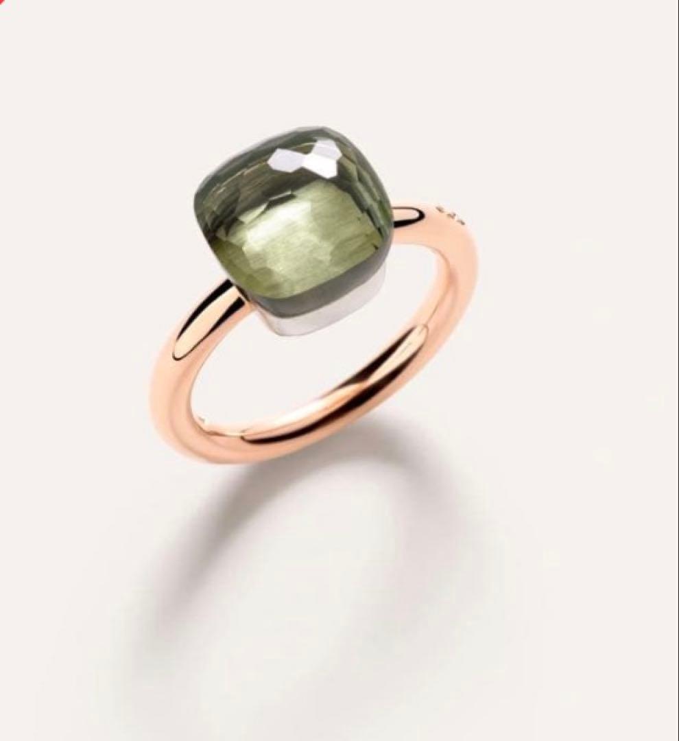 Pomellato ポメラート ヌードクラシックリング プラシオライト 12号