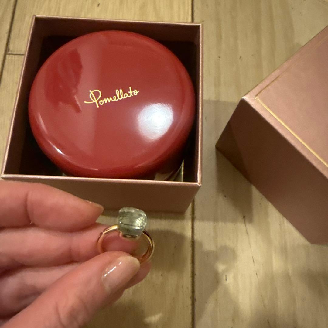 Pomellato ポメラート ヌードクラシックリング プラシオライト 12号
