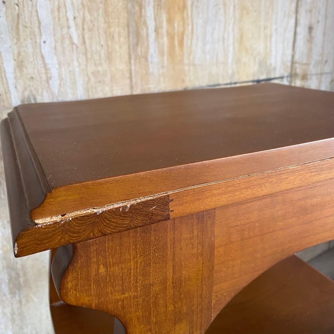 ヴィンテージ　クラシック　スリムコンソール　花台　電話台　※