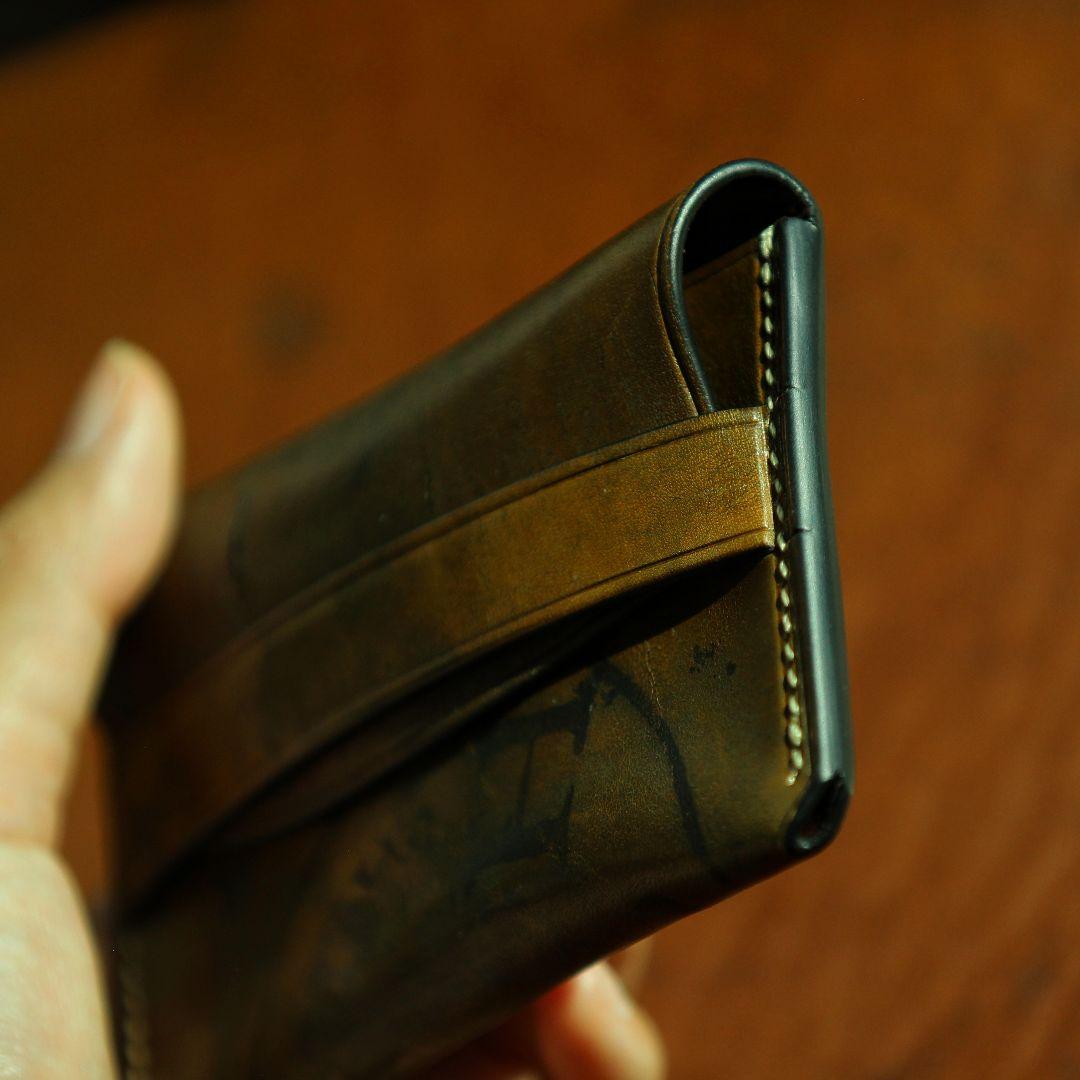 シェルコードバンバックスキン　ミニ財布