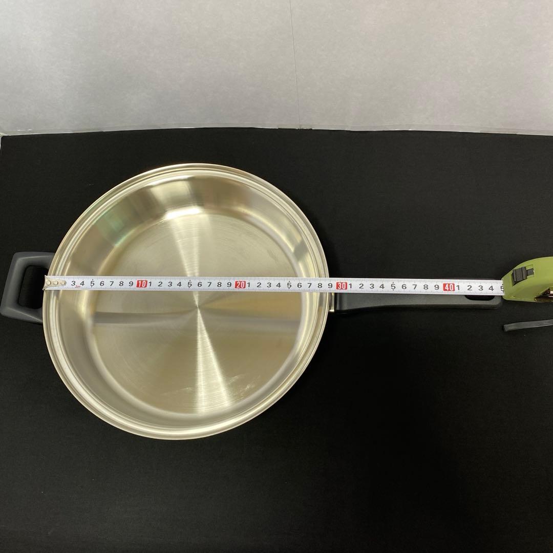 Master Chef 最高級ステンレス無水鍋　ステンレスフライパン